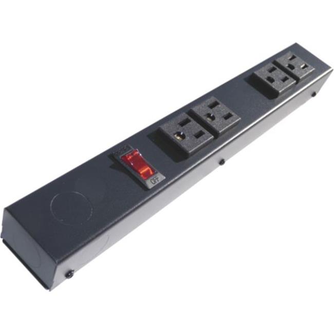 X1 H104V2 12 in. 4Outlet Hardwired Power Strip