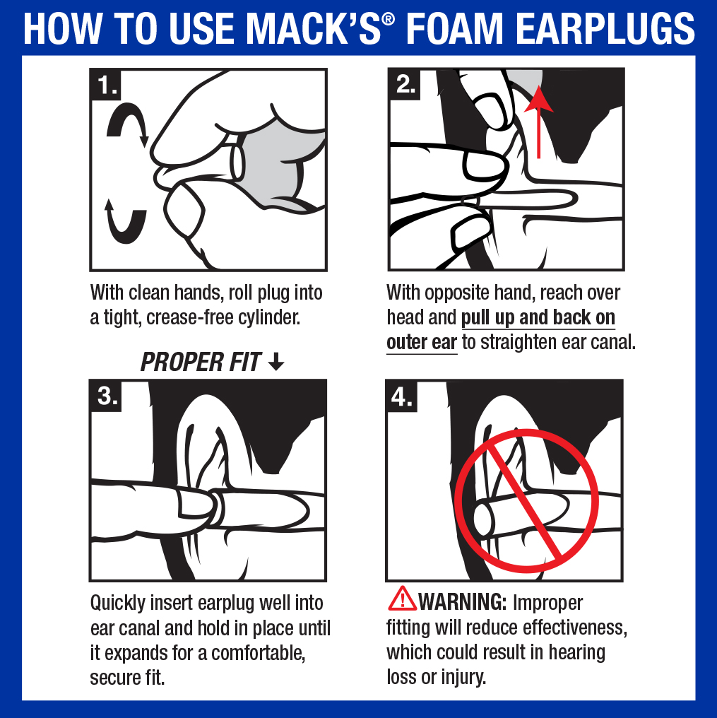 Mack's Ultra Soft Foam Earplugs, 50 Pair - 33dB Highest NRR, Comfortable Ear Plugs for Sleeping, Snoring, Travel, Concerts, Studying, Loud Noise, Work | Made in USA - image 8 of 8