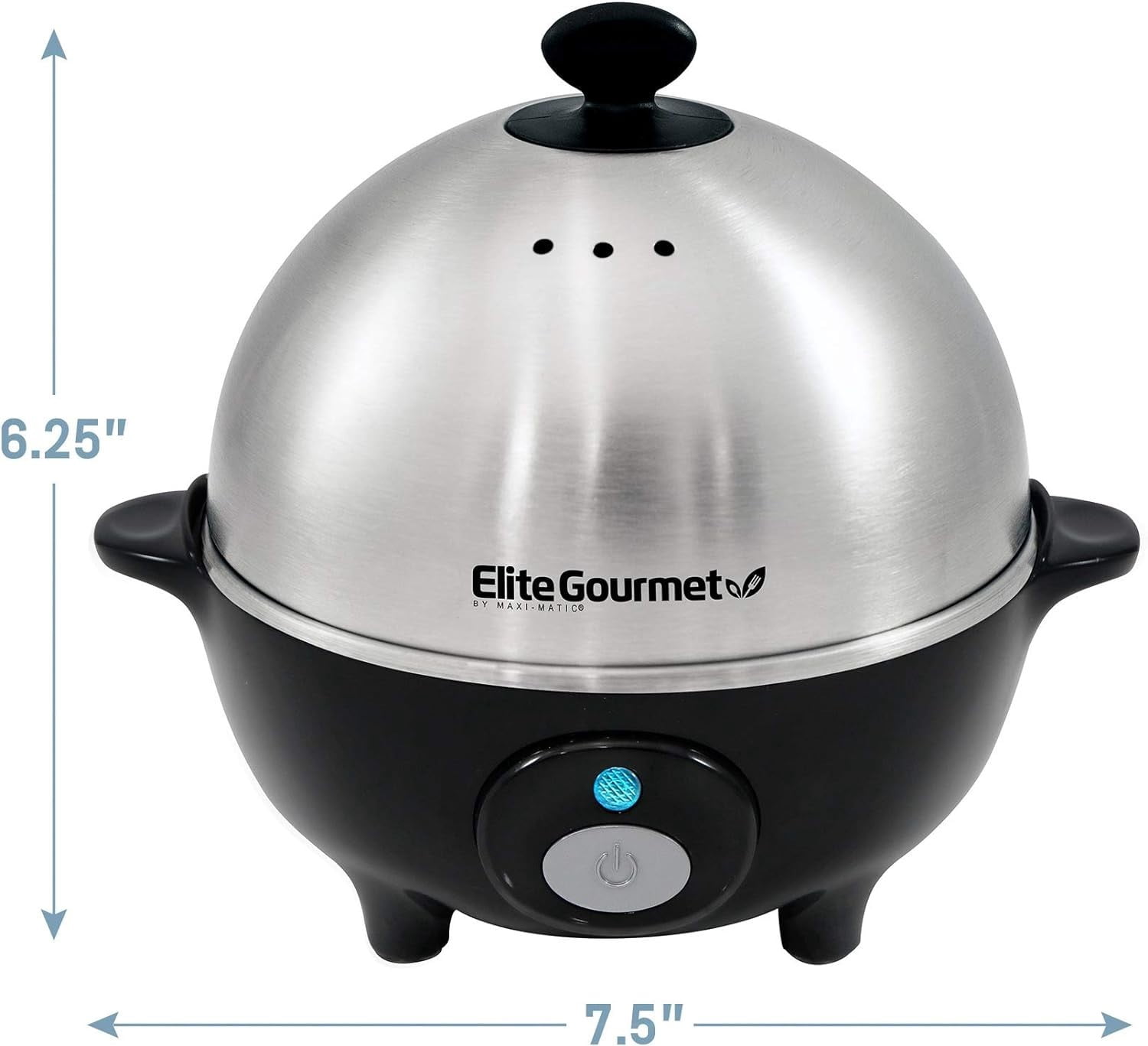 Elegant Egg Cooker with Recipe Book: Perfectly Cooked Eggs and Poached Delights