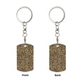 thumbnail image 2 of Wukai Leopard Print Print Rectangular Metal Keychain: Sleek and Durable Key Ring for Securely Holding Keys Perfect for Everyday Use, 2 of 5
