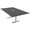 Asian Night w/Silver Base with Electric, variant on 7 Ft Rectangular Conference Table Metal T Bases Power And Data Unit
