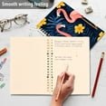 thumbnail image 4 of FORMRS 1-Subject Spiral Notebook 8" x 5" College Ruled 60 Refillable Sheet, 2 Pack, Floral Flamingo, 4 of 7
