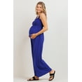 thumbnail image 2 of Sleeveless Smocked Maternity Jumpsuit, 2 of 4
