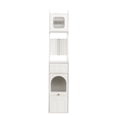 thumbnail image 5 of WGYPRIME 70.87" Tall Storage Cabinet with Glass Doors and 2 Drawers, Multi-Functional Kitchen Pantry Storage Cabinet with Adjustable Partitions, Freestanding Pantry Cabinet, 5 of 14