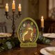 thumbnail image 5 of Easter Bunny Ornament Handcrafted Glowing Wooden Easter Decorations, 5 of 6