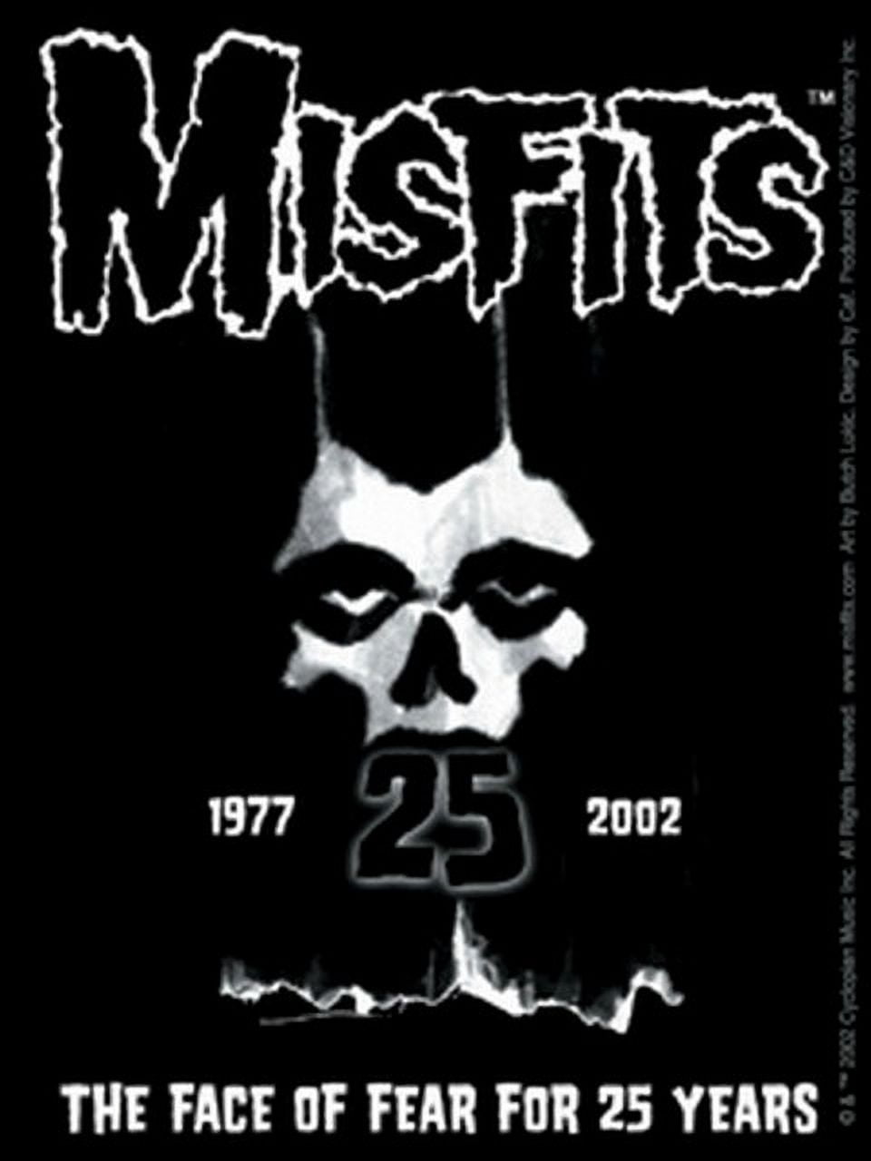 Misfits 25 Year Face of Fear Sticker S-1707 - Walmart.com