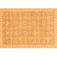thumbnail image 1 of Ahgly Company Indoor Rectangle Abstract Orange Modern Area Rugs, 8' x 12', 1 of 4