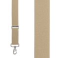 thumbnail image 4 of Suspender Store Solid Suspenders -1.5-Inch Wide Elastic - Y-Back - Trigger Snaps - 60" for 6'4" to 6'9" tall - Tan, 4 of 4