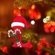 thumbnail image 5 of Colgante de árbol de Navidad de acrílico 2D con letras | Juego de 26 adornos con iniciales del alfabeto para decoración navideña, 5 of 6