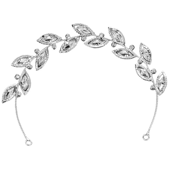 WHAMVOX  Headband Women Hair Accessories for Girls Bridesmaid Silver
