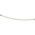 thumbnail image 3 of Gatco Modern Minimalist Adjustable Curved Shower Rod Set, Satin Nickel, 3 of 6