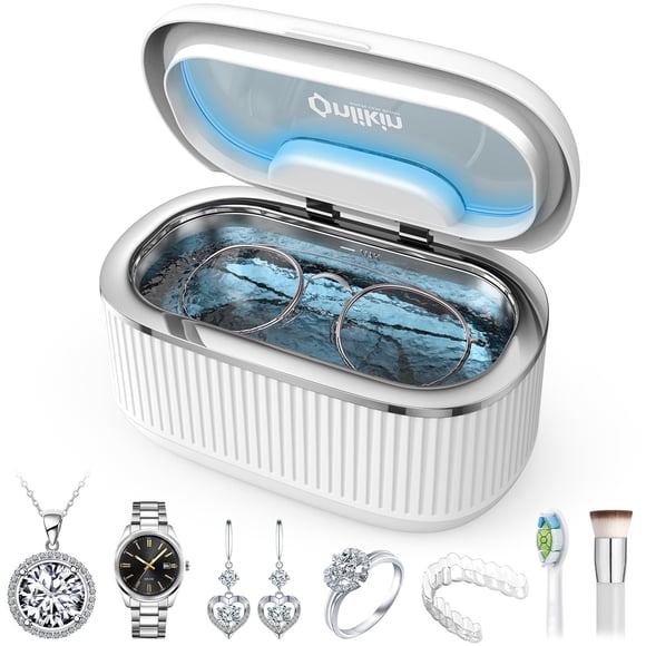 Limpiador ultrasónico de joyas Onlikin 35W 45 kHz con tanque de 600 ml