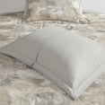 thumbnail image 3 of Modern 7Piece Cotton Blend Bedding Set Gray King Hypoallergenic Comfort, 3 of 11