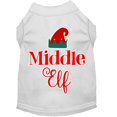 thumbnail image 1 of Mirage Pet 51-413 WTLG Middle Elf Screen Print Dog Shirt, White - Large, 1 of 1
