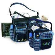 Baby Boom Child Of Mine Diaper Bag Combo Blue