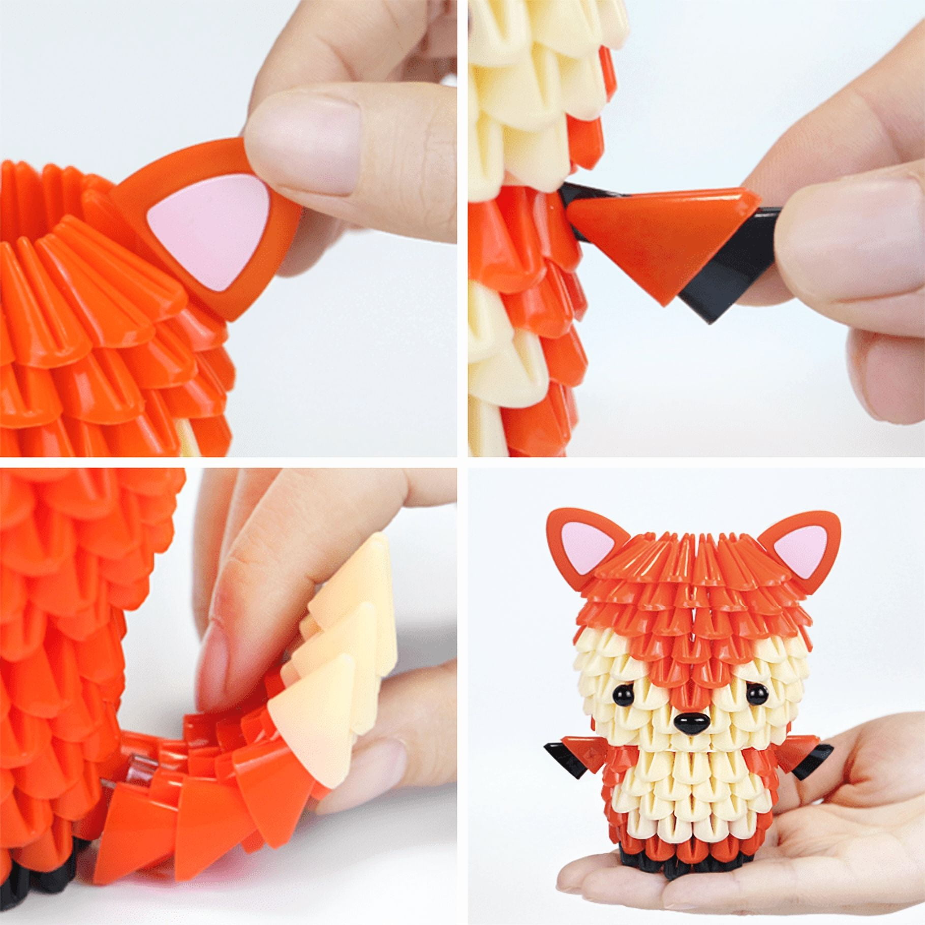 TRICOFUN Animals Soft Building Blocks Interactive Building Toy Finnegan the FOX 1104-FOX