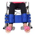 thumbnail image 1 of 1 correa de sujeción para piernas azul, cinturón para silla de ruedas, reposapiés, cinturón de sujeción para piernas, cinturón de seguridad antideslizante ajustable, 1 of 5