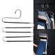 thumbnail image 2 of Colgador de pantalones Jeans colgante de pantalones armario Rack de Negro Sunnimix organizador de perchas para pantalones, 2 of 8