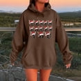thumbnail image 2 of WILLBEST Sudadera de Mujer, Estilo Casual de Invierno, con Estampado Navideño Del Alfabeto, Cordón Ajustable, Bolsillo y Manga Larga Chica​​, 2 of 4