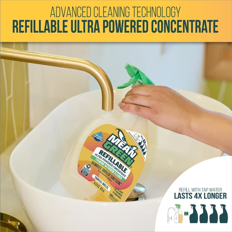 Mean Green Tropical Breeze Refillable Bathroom Cleaner photo 3