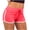 Hot Pink, variant on LEBONYARD Plus Size Shorts with Pockets,Women Yoga Shorts Pants Women Bandage Elastic Waist Casual Short Pants