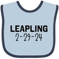 thumbnail image 3 of Inktastic Leapling 2-29-24 Leap Year Boys or Girls Baby Bib, 3 of 4