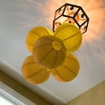 thumbnail image 5 of Round Paper Lanterns - Set of 5 (Metallic Gold), 5 of 5