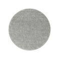 thumbnail image 3 of Unique Loom Soft Solid Shag Collection Area Rug - Aras (4' 1" Round Cloud Gray), 3 of 7