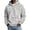 Gray, variant on hoksml Men s Fuzzy Fleece Hoodie Solid Warm Long Sleeve Pullover for Fall Daily Work Outdoor Comfort