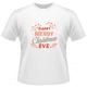 thumbnail image 1 of T-shirt Blanca, Feliz vispera de navidad Gracy G Unisex, 1 of 2