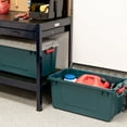 thumbnail image 2 of IRIS 82 Qt/20 Gal  Storage Utility Tote Container Box, Green, 4Pk, 2 of 4