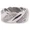Silver, variant on Pave Set Twists Wedding Band for Women Eternity Style 14K Yellow Gold Rhodium Finish CZ Glitz Design