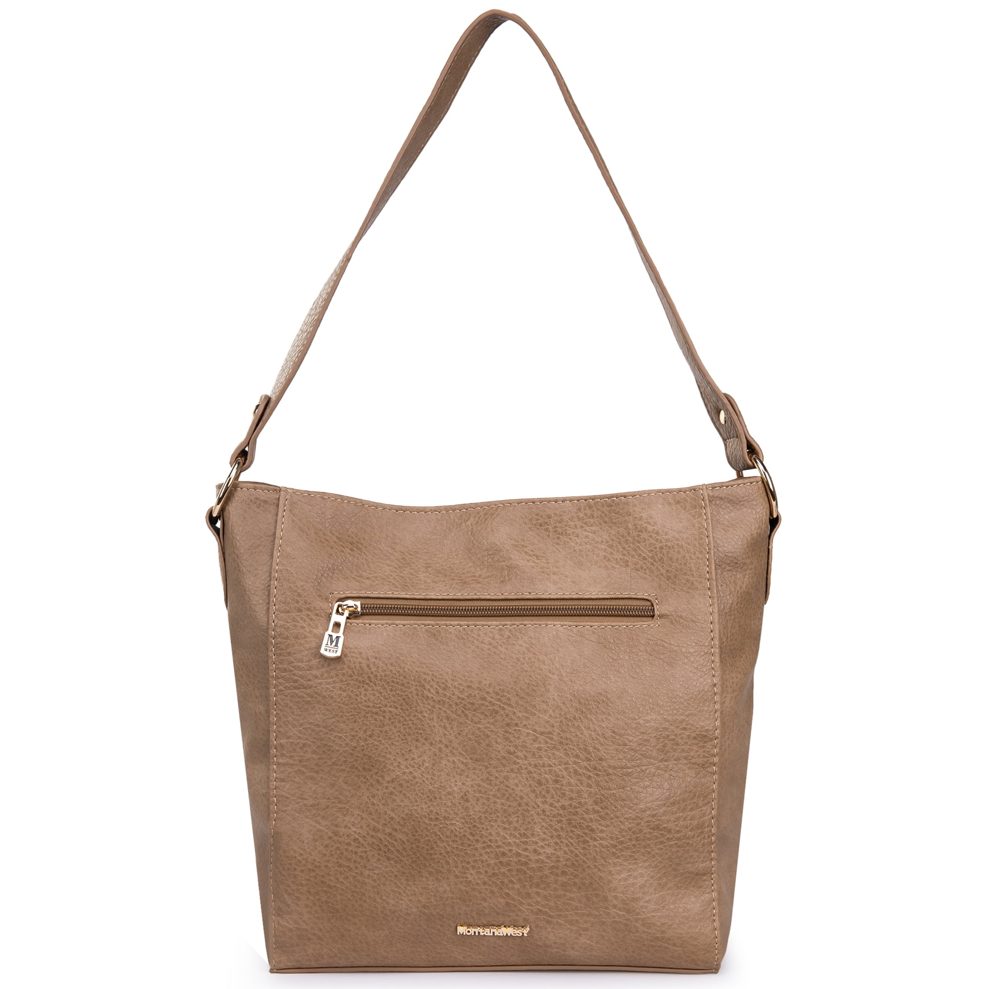 Montana West Hobo Bags for Women Vegan Leather Shoulder Purses and Handbags, Khaki