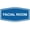 Blue, variant on Signs ByLITA Fancy Facial room Sign - Laser-Engraved Lettering | Durable ABS Plastic | Vibrant Colors | Powerful Foam Tape Sign (Brushed Silver) - Small