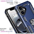 thumbnail image 3 of MYKOMI for iPhone 17 Case 6.3 Inch with Screen Protector,Military Grade Shockproof Heavy Duty Protective Phone Cover Pass 16ft Drop Test with Magnetic Kickstand Car Holder, 3 of 7