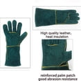 thumbnail image 5 of Guantes antimordeduras para mascotas, forro completo de cuero completo, tratamiento de soldadura de cuero completo antiarañazos extendido, 5 of 5