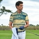 thumbnail image 3 of Fotbe Retro Wooden Camiseta Polo de Golf para Hombre con Estampado – Camisa Deportiva Transpirable con Cuello Abotonado-Large, 3 of 6