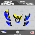 thumbnail image 4 of Kalair GFX Graphics Kit for Suzuki LTZ-50 (2007+) Icon Series, 4 of 5