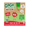 GoGo Squeez Organic Fruit On The Go Apple Strawberry 4 Pouches Pack of 2