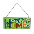 thumbnail image 2 of Front Door Sign,Welcome Sign Front Door Porch Home Decor Gift,Wall Hanging Metal Iron Sign Door Decoration,Decorative Round Wreaths Spring Decoration,Farmhouse Season Decor Rectangle Home Macarena Letrero de puerta delantera, 2 of 8