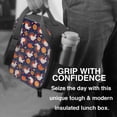 thumbnail image 6 of Honeii Turkey And Thanksgiving Print Insulated Lunch Bag, Reusable Lunch Box for Adult, Leakproof Cooler Bag for Work Office Travel Picnic, 6 of 7