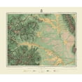 thumbnail image 2 of US Army 31x26 White Modern Wood Framed Museum Art Print Titled - Southwest Colorado Land Classification Sheet, 2 of 4