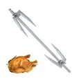Stainless Steel Grills Rotisserie Forks Meat Spit Rods Barbecue ...