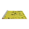thumbnail image 2 of Ahgly Company Machine Washable Indoor Rectangle Abstract Yellow Modern Area Rugs, 7' x 9', 2 of 4
