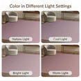 thumbnail image 7 of ODIKA 9'x12' Washable Area Rug Non-Slip, Chair-Friendly Solid Minimalist Heathered Subtle Tonal Ombre Gradient Mauve Flowing Dynamic for Dining Room, Basement, Large Office, 7 of 7