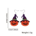 thumbnail image 3 of Halloween Decoration Indoor Outdoor Clearance Under $5.00! Thanksgiving Fall Decorations for Home, Halloween Earrings Party Decorations Scary And Funny Earrings, 3 of 7