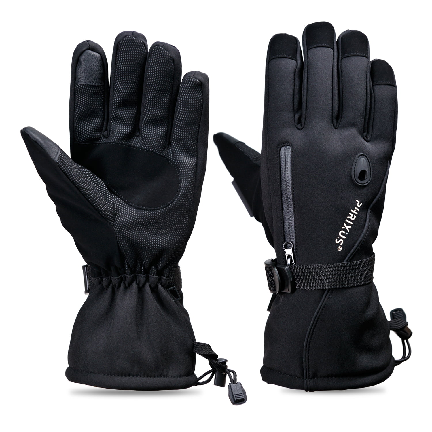 Women Men Winter Snow Gloves Windproof Warm Thick Insulated Christmas Holiday 