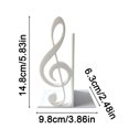 thumbnail image 5 of KGJQ 3D Printed Treble Clef Bookends, Music Note Shelf Organizer, Non-Slip Modern Bookend with Stable Support, Sturdy Music Themed Book Stand for Desk Decor, 5 of 7