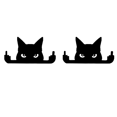 thumbnail image 1 of Letrero Esquina Puerta Metal para Gato Halloween Regalos Fiesta (gato Dedo), 1 of 4