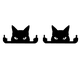 thumbnail image 1 of Letrero Esquina Puerta Metal para Gato Halloween Regalos Fiesta (gato Dedo), 1 of 4